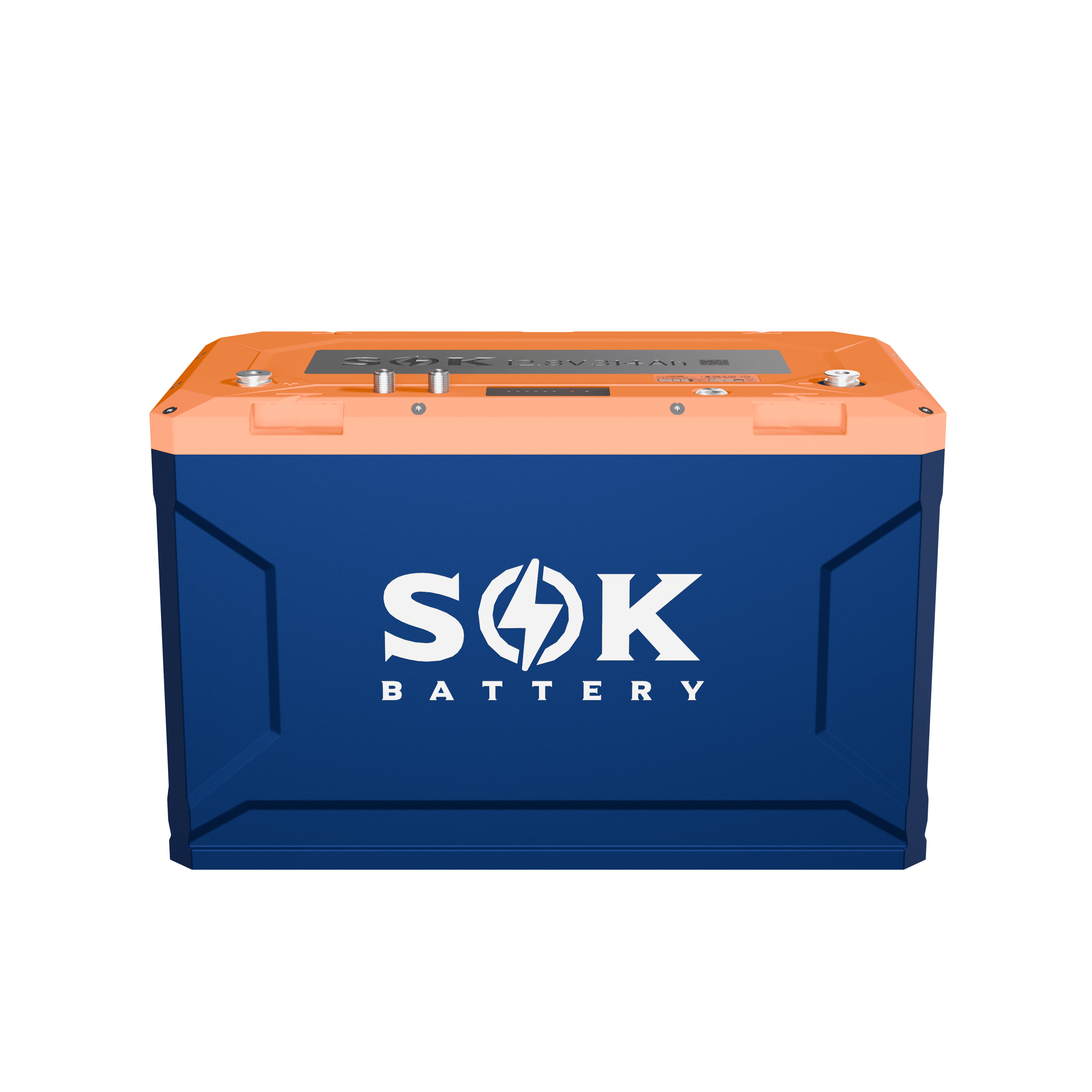 SOK 24V 150Ah Marine LiFePO4 battery, front view